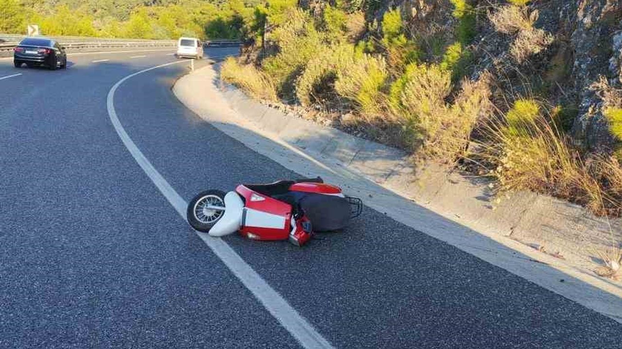 Marmaris yolunda motosiklet kazasında 1 kişi hayatını kaybetti