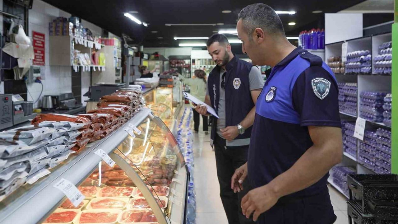Melikgazi'de market denetimleri sıkılaştırıldı: halk sağlığı ön planda