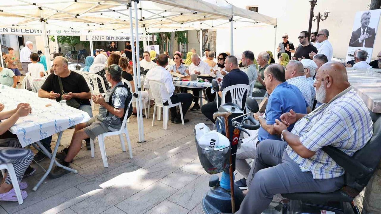 Menemen'de merhum başkan Şahin dualarla anıldı