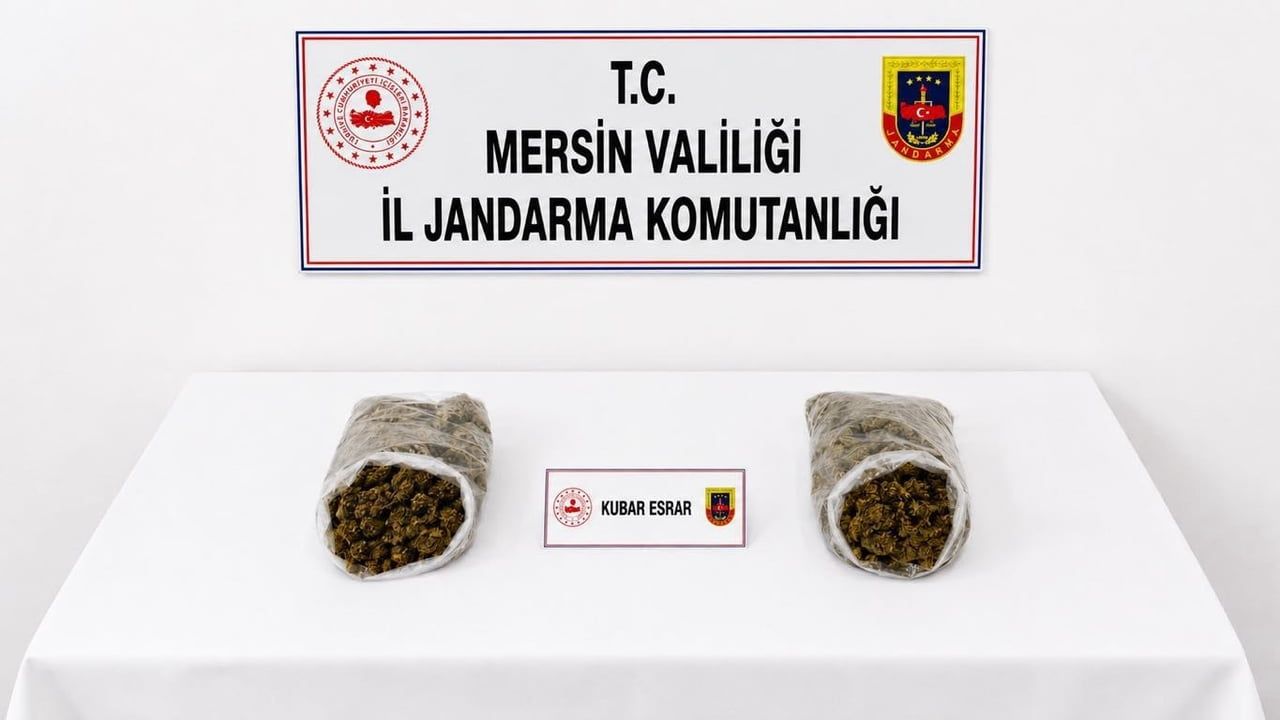 Mersin'de jandarmadan uyuşturucu operasyonu: 2 tutuklama
