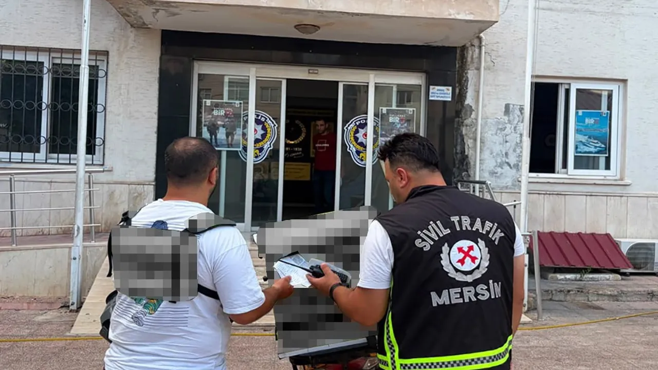 Mersin’de trafikte kavga eden iki sürücüye 362 bin lira ceza