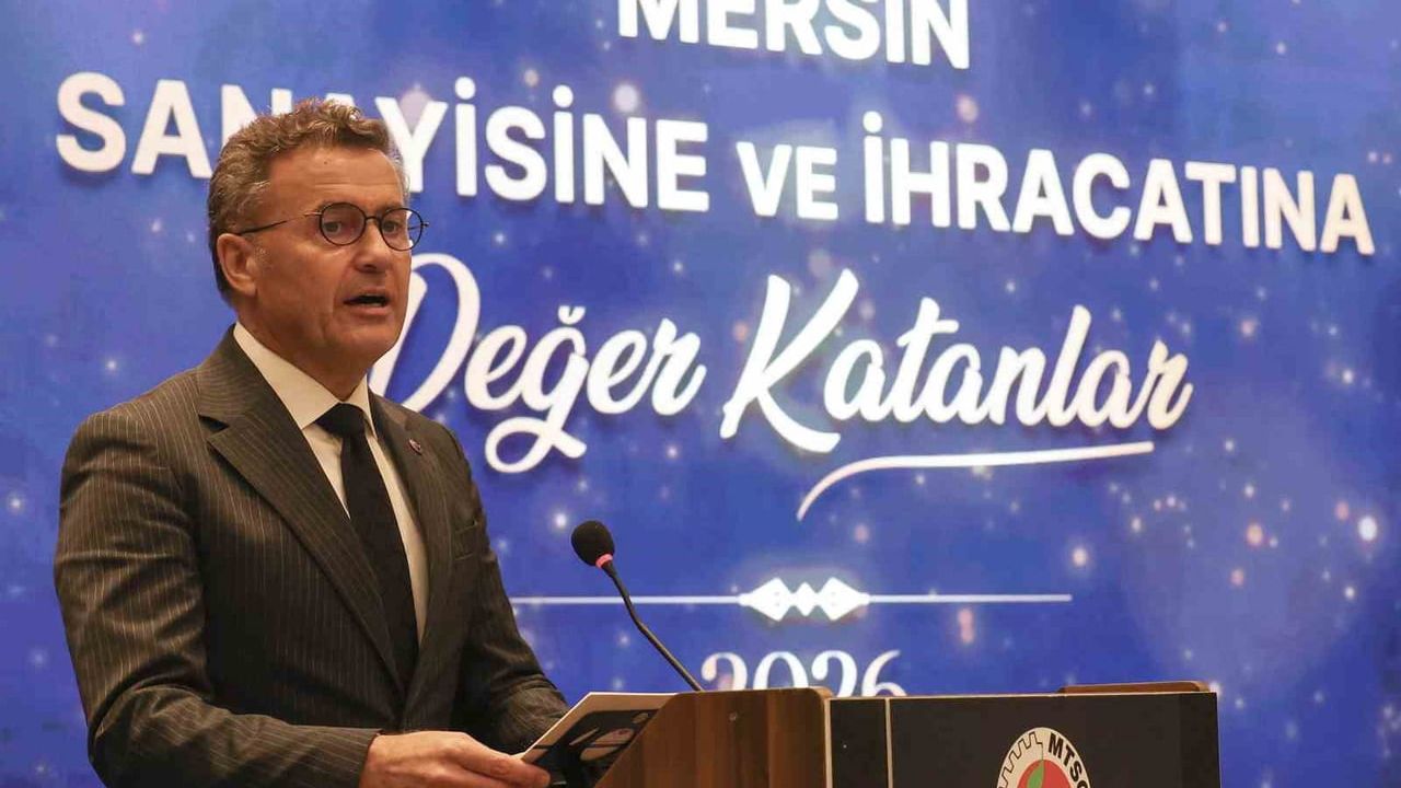 Mersin'in sanayi kahramanları plaketle onurlandırıldı