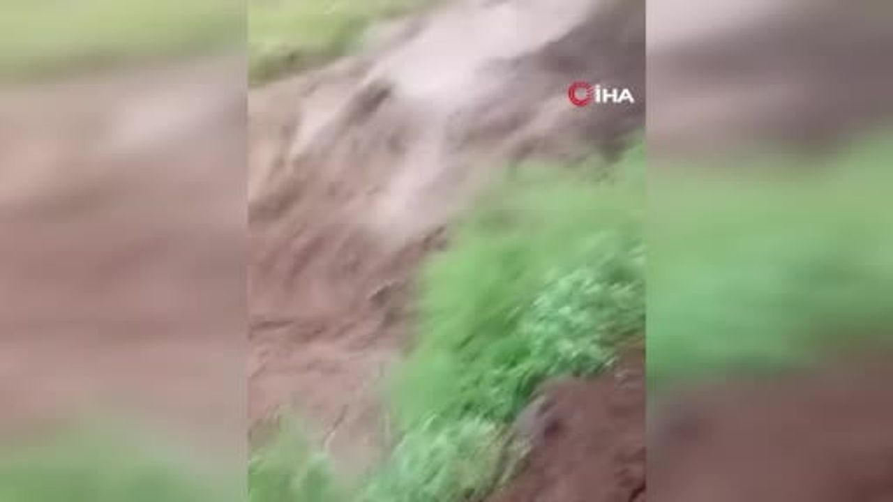 Meteoroloji uyarmıştı: Kağızman’da sel