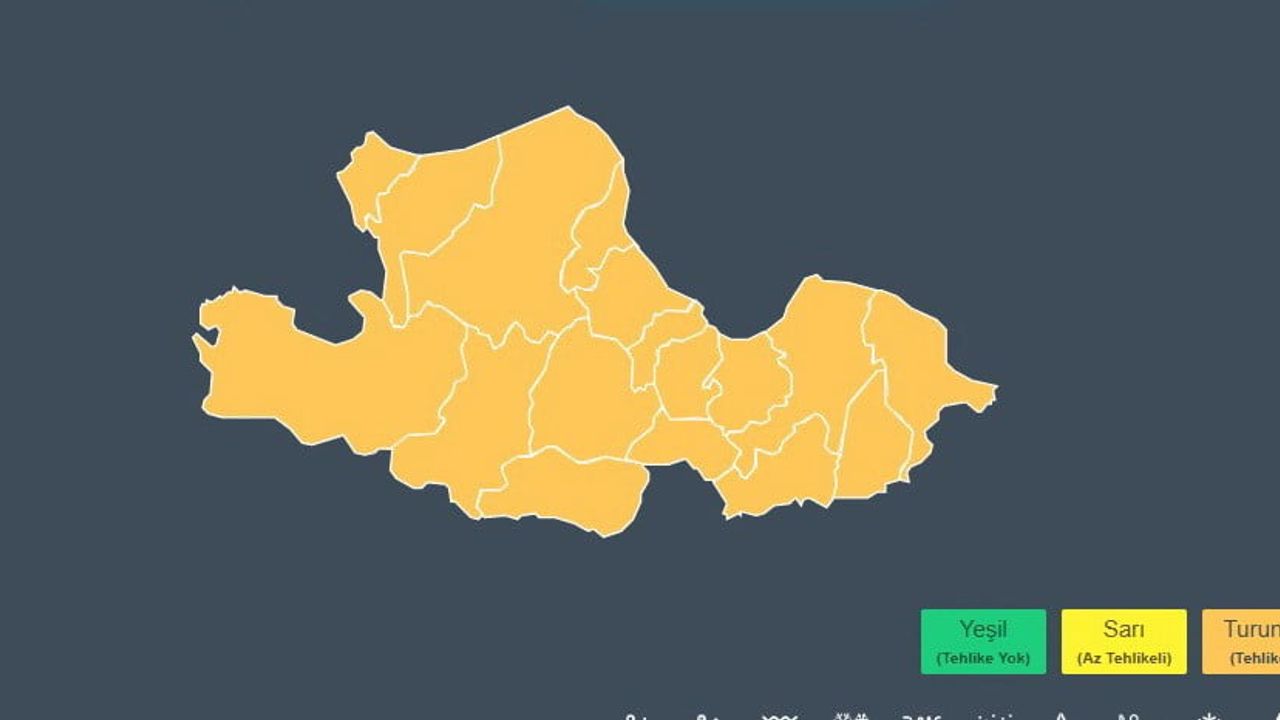MGM'den turuncu kodlu uyarı: Orta ve Batı Karadeniz'e şiddetli yağış alarmı