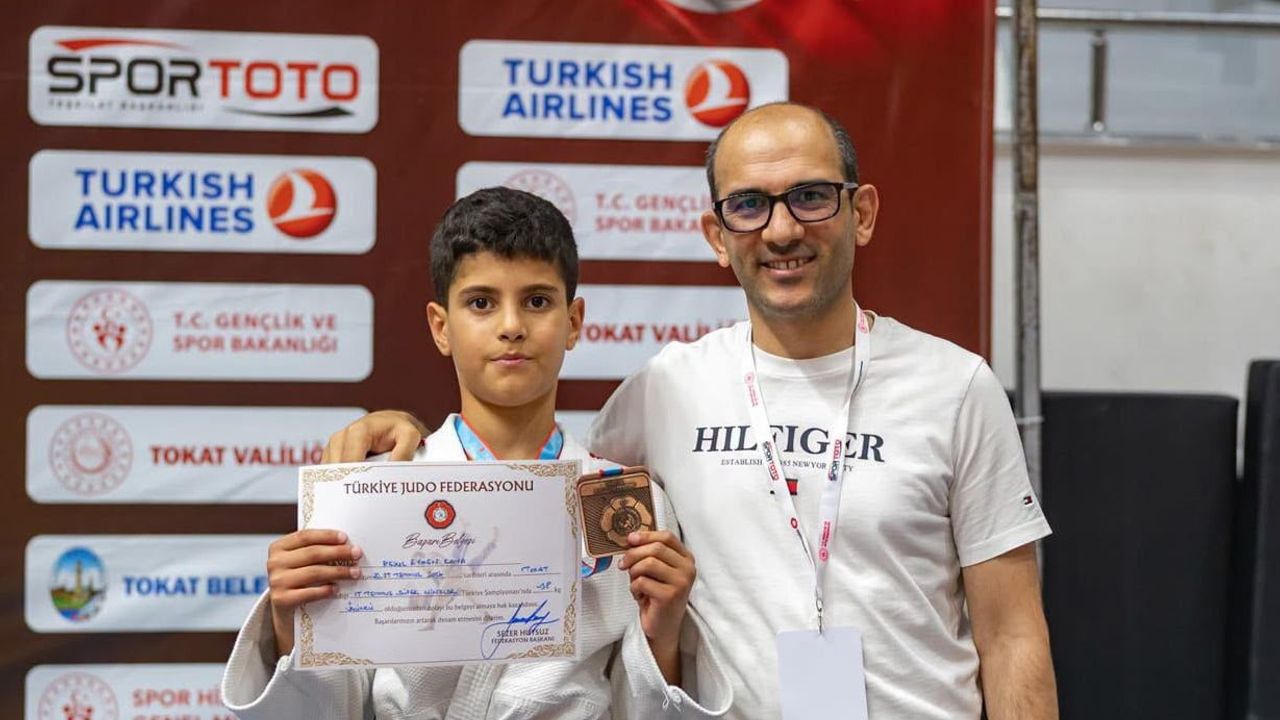 Minik judocunun bronz çıkışı: Resul Eymen Kaya Tokat'ta podyuma çıktı