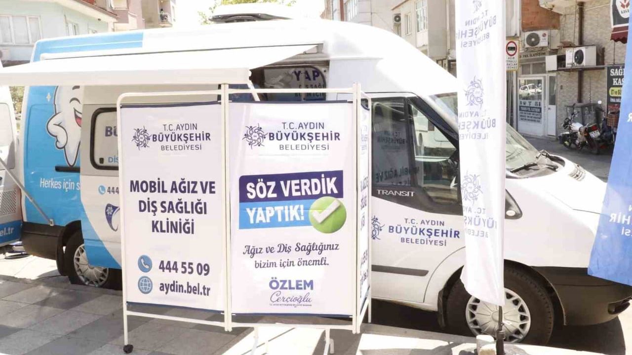 Mobil diş klinikleri Germencik ve Koçarlı’da vatandaşlarla buluştu
