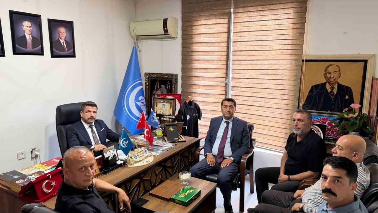 MTSO başkan adayı Mahmut Boyraz’dan MHP teşkilatına hayırlı olsun ziyareti