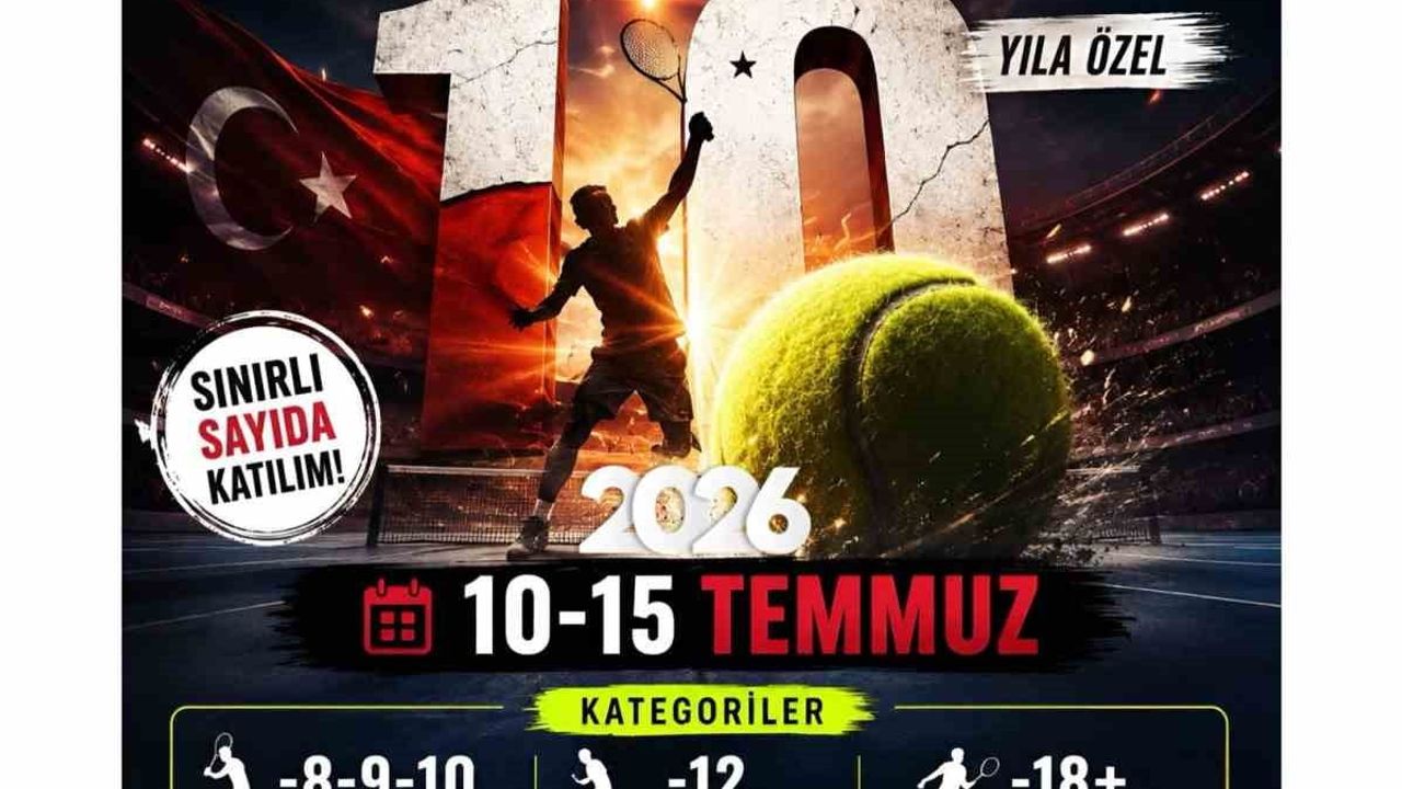 Muğla'da 15 Temmuz anısına tenis turnuvası düzenlenecek