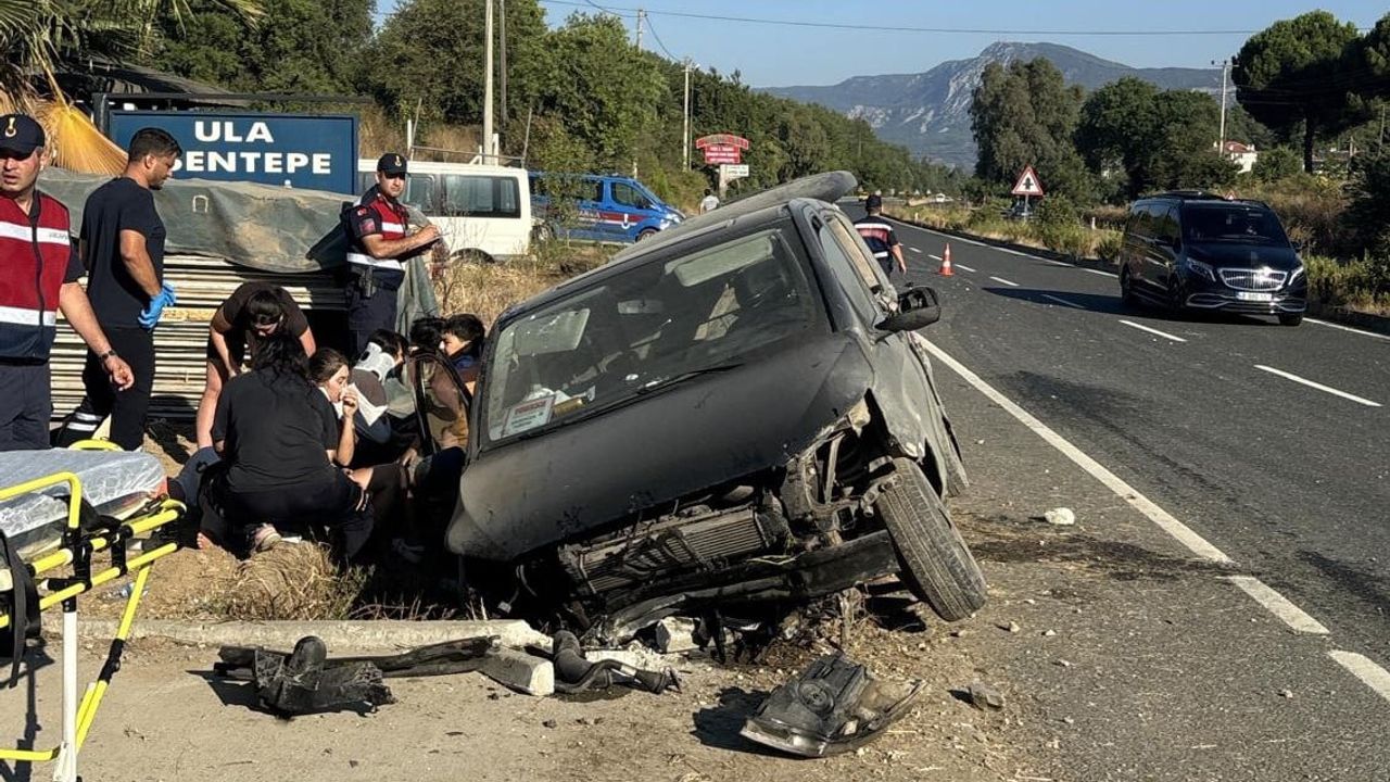 Muğla'da kaza: 1'i çocuk 7 yaralı