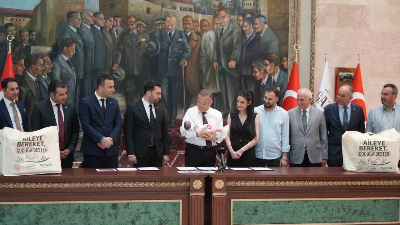 MÜSİAD Gaziantep şubesi "aileye bereket, çocuğa destek" protokolünü imzaladı