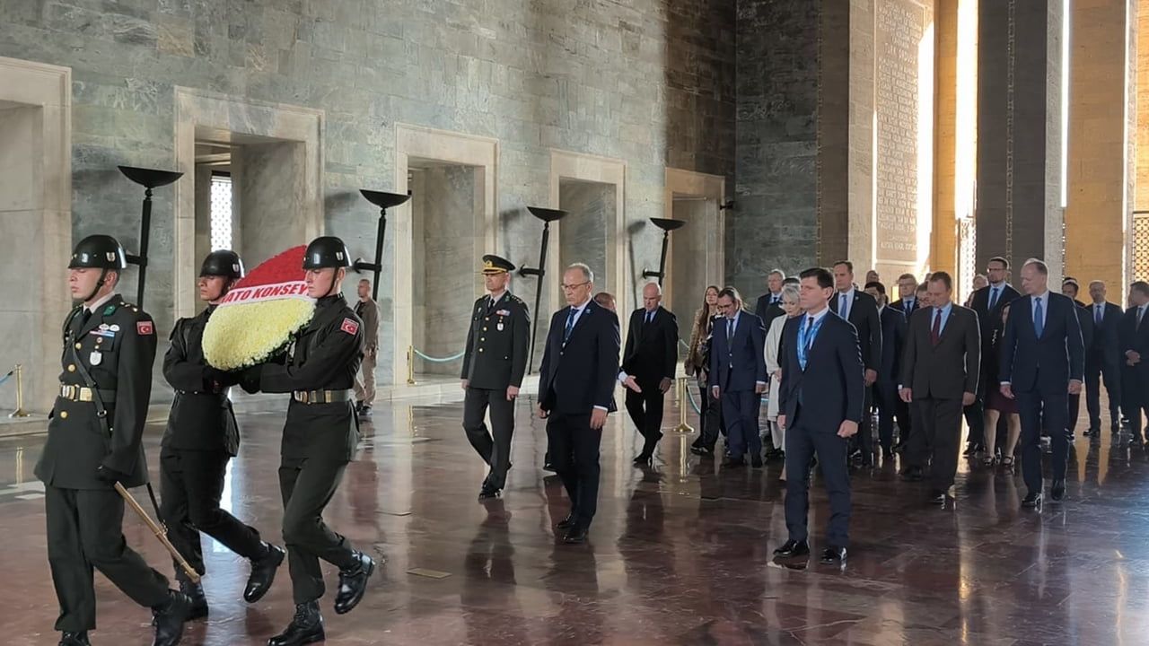 NATO heyetinden Anıtkabir’e ziyaret