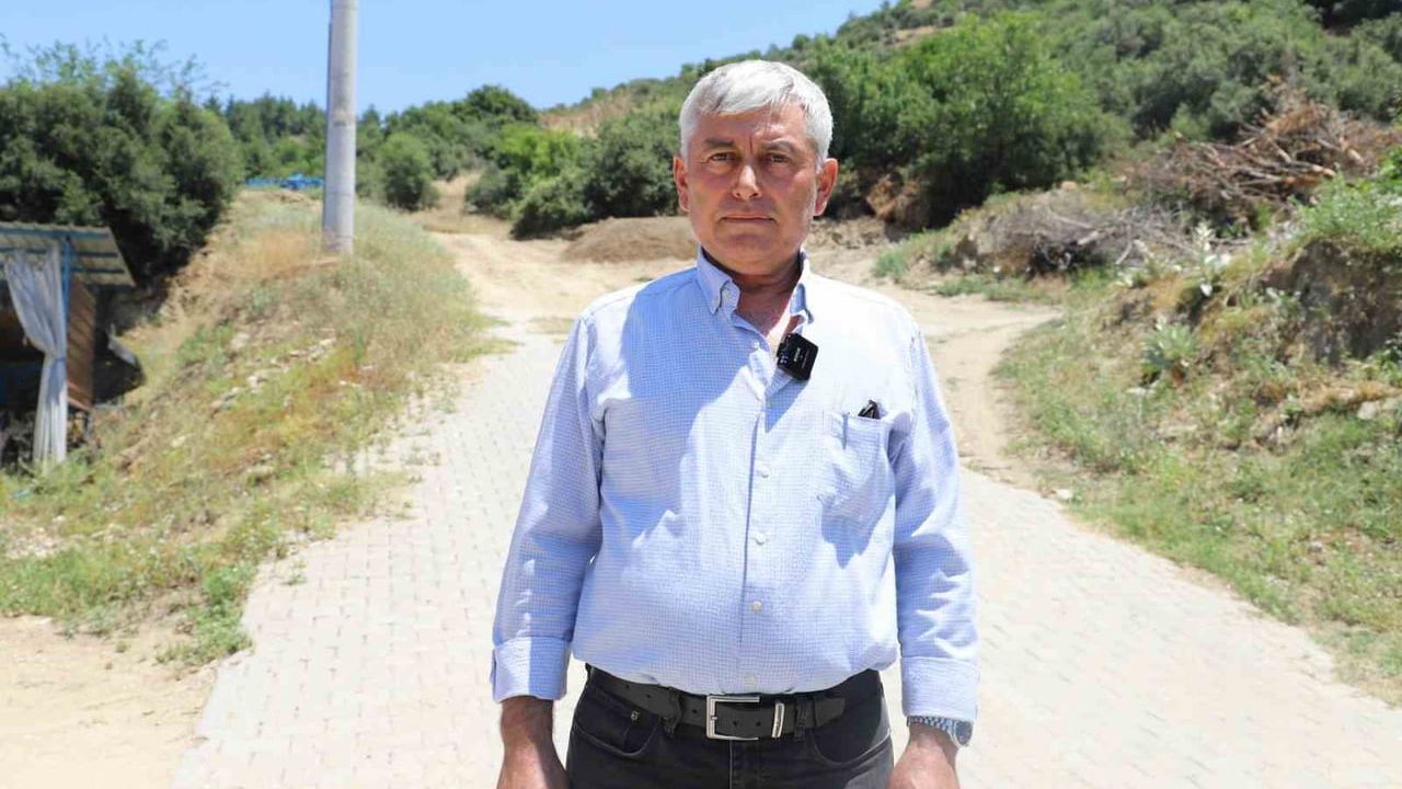 Nazilli belediyesi Kırcaklı'da yolları yeniledi