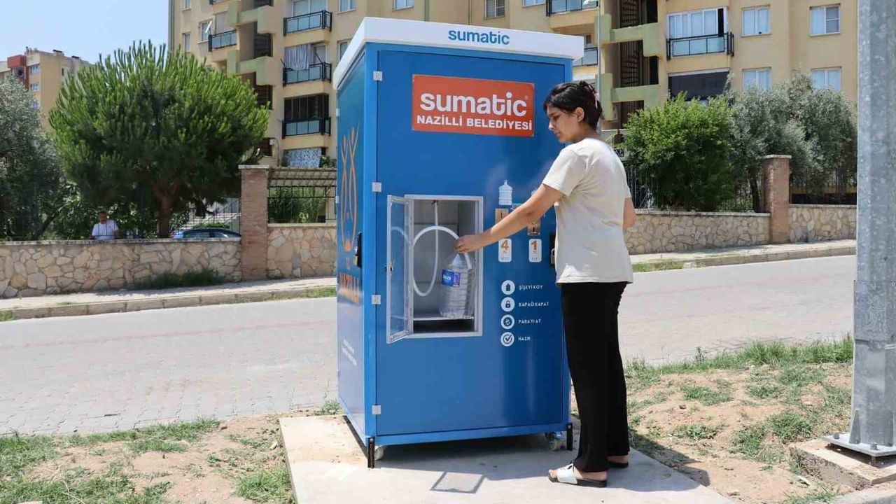 Nazilli'de çeşme ve Su Matic noktaları geçici olarak hizmet vermeyecek