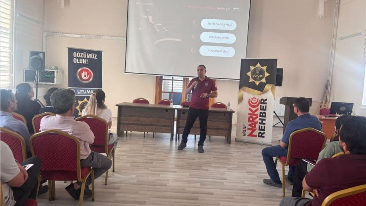 Niğde'de projelerle 431 kişiye uyuşturucu bilinci verildi