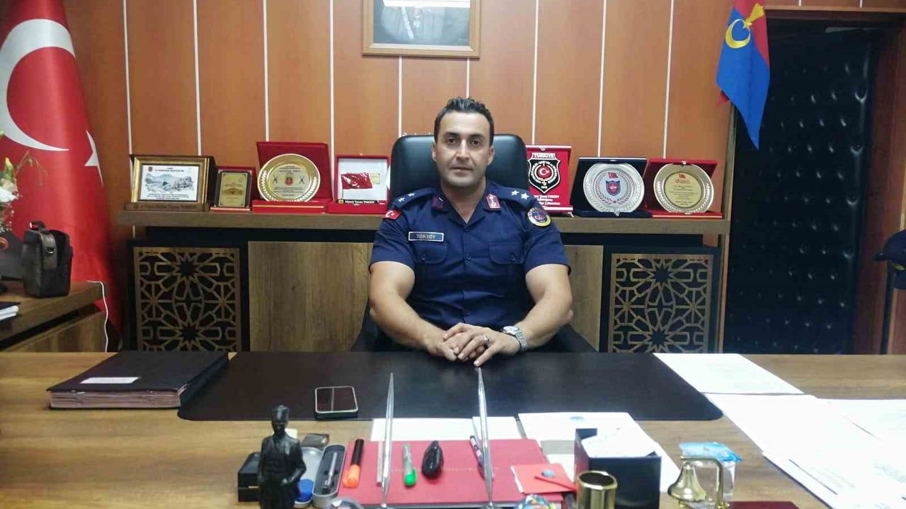 Niksar'da yeni dönem: üsteğmen Toksoy göreve başladı