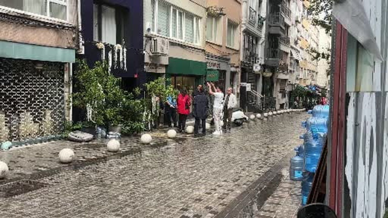 Nişantaşı'nda duvar çökmesi mahallede kısa süreli paniğe yol açtı