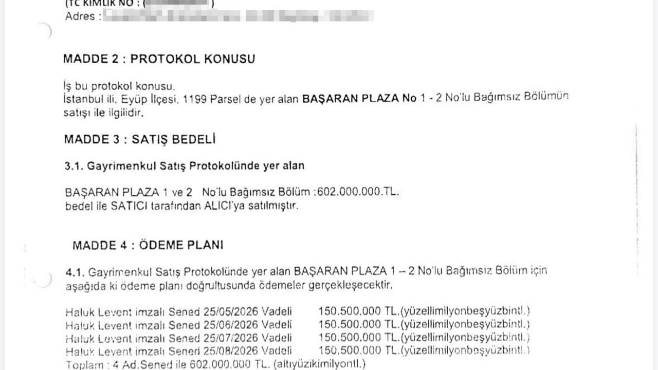 Ödeme planları ve kefalet senetleri soruşturmanın odağı oldu