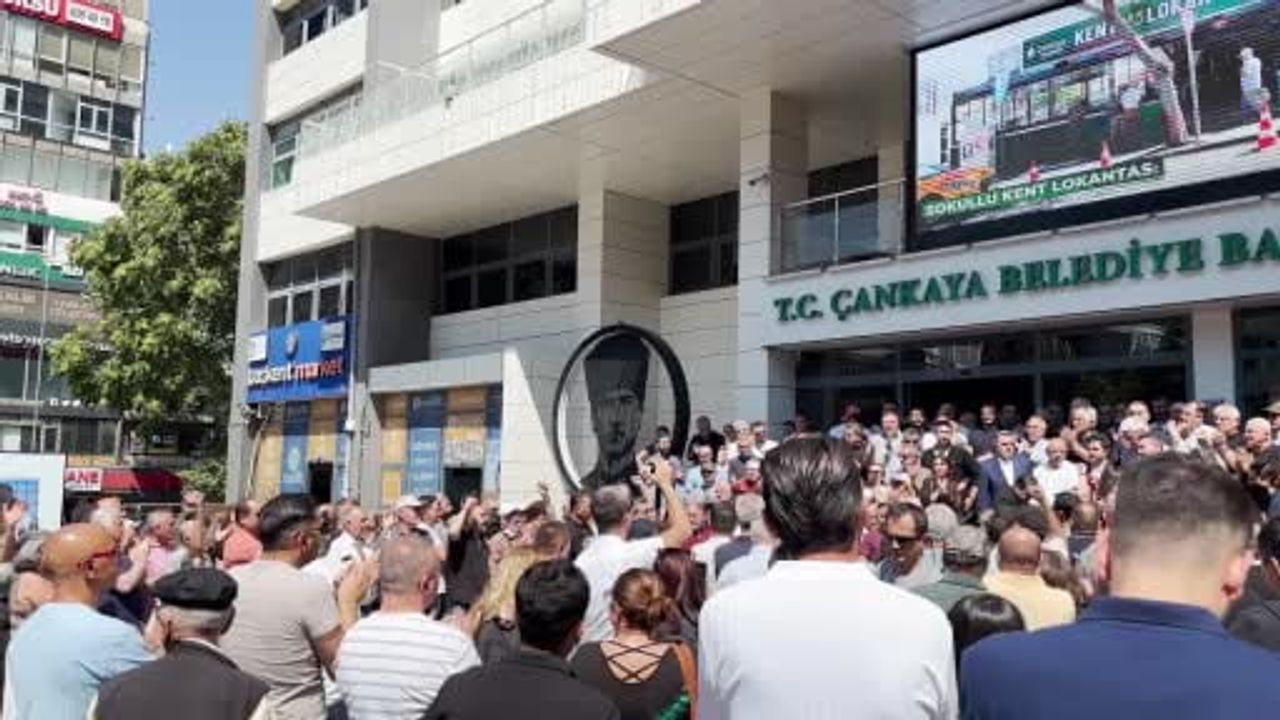 Operasyonun ardından Çankaya Belediyesi'nde hareketlilik