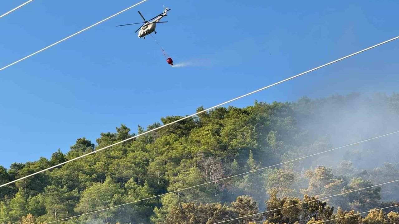 Ortaca'daki orman yangını kontrol altına alındı