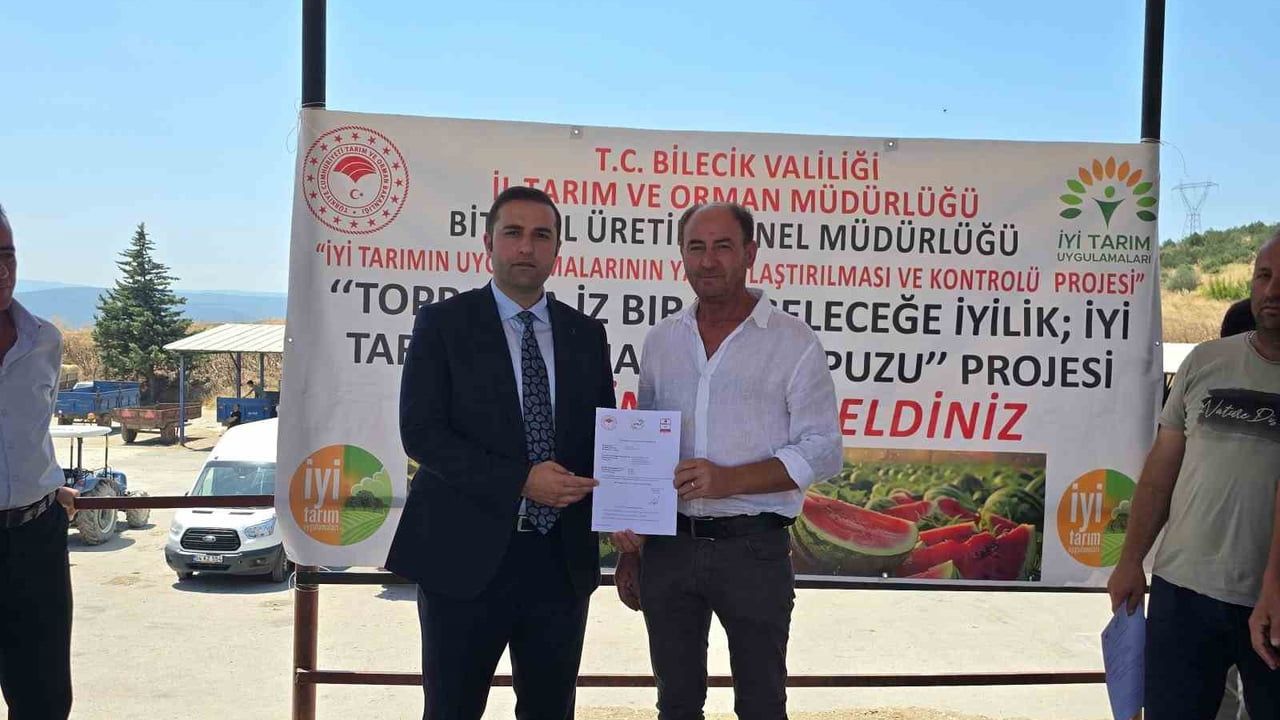 Osmaneli karpuzu sağlık sınavını geçti: 4 milyon 455 bin 744 kilogram temiz çıktı