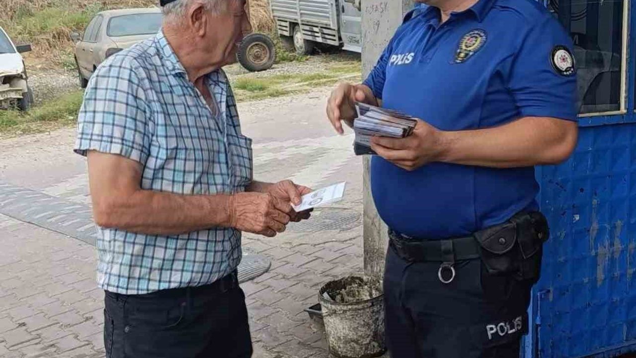 Osmaneli polisinden esnafa dolandırıcılık farkındalığı