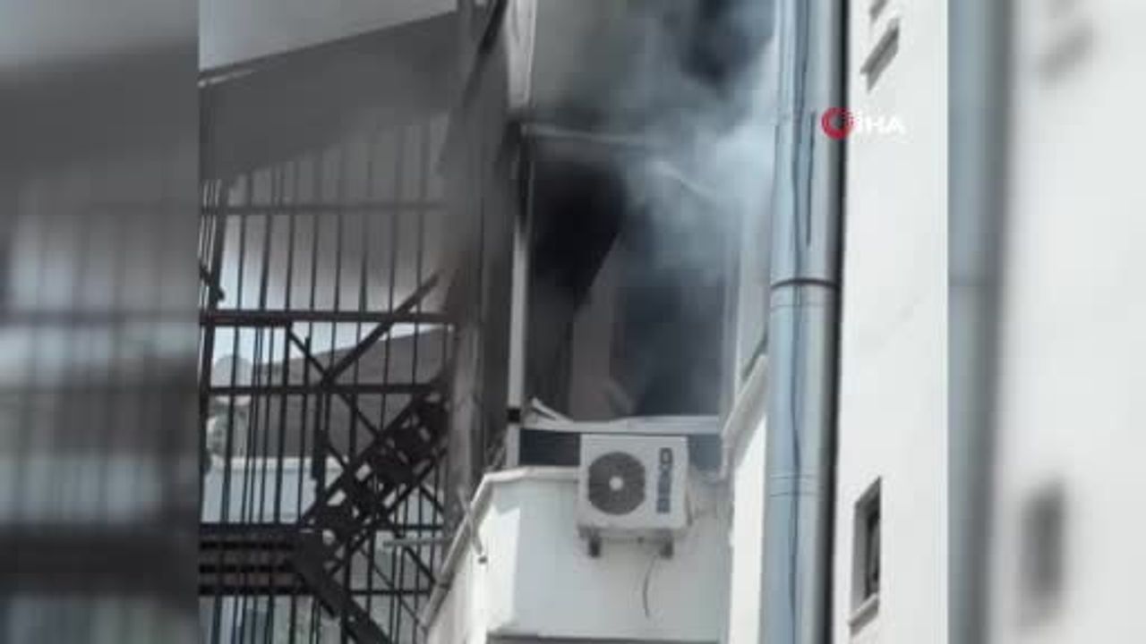 Otelde çıkan yangın kısa sürede kontrol altına alındı: 9 kişi dumandan etkilendi