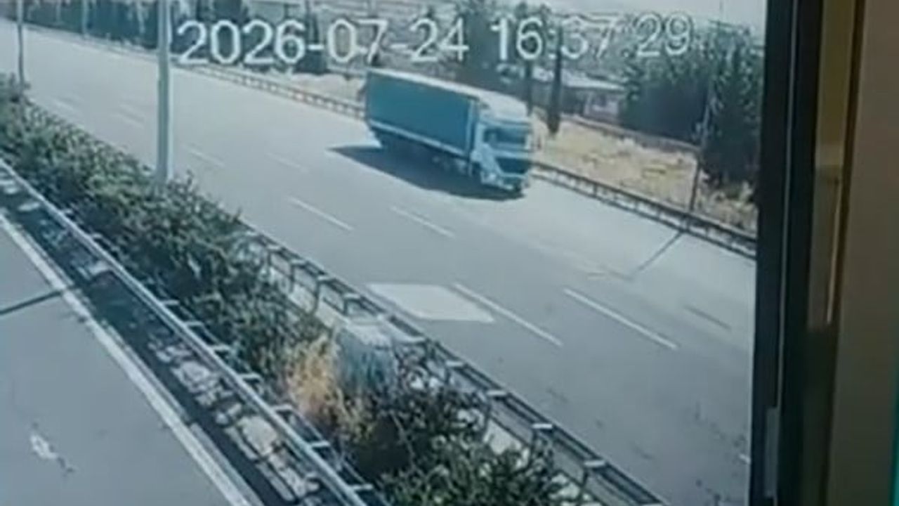 Otobanda ters yön ihlali yapan tıra ağır yaptırım: 90 bin lira ceza alındı