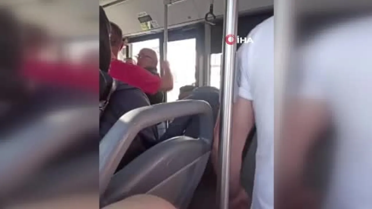 Otobüste durakta inme tartışması: şoför sefere devam etmeyi reddetti