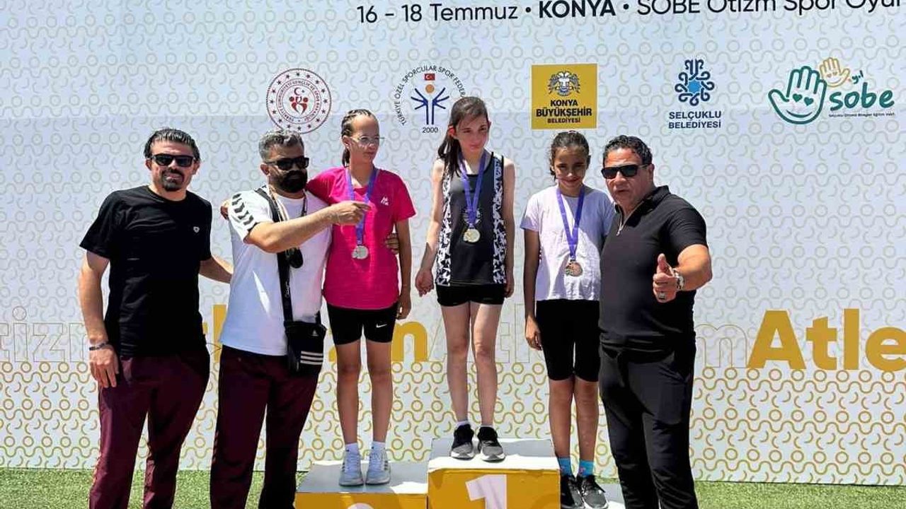 Özel sporculardan Konya'da toplu zafer: dört şampiyonlukla döndüler