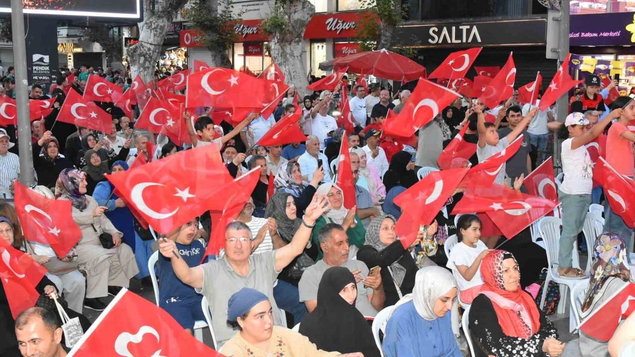 Pendik, 15 Temmuz’un 10. yılında şehitler ve gaziler için tek yürek oldu