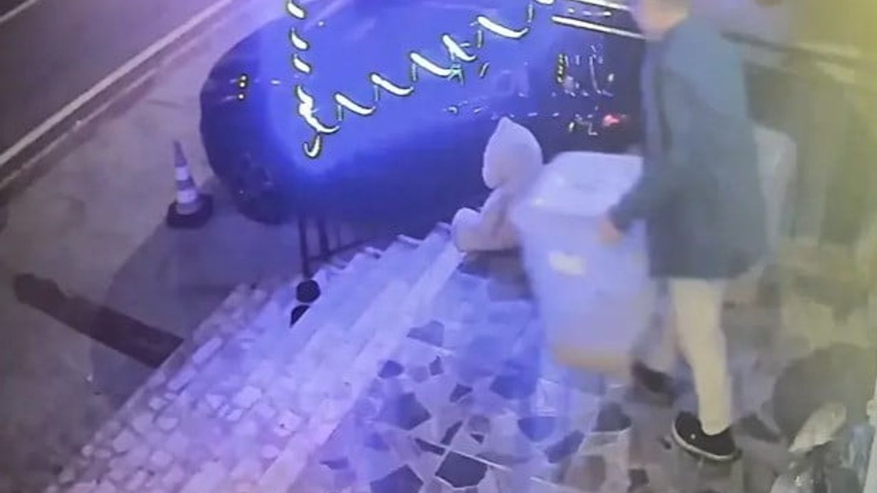 Petshop önündeki mama kutusu çalındı