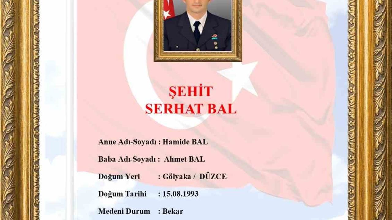 Piyade uzman çavuş Serhat Bal kabri başında anıldı