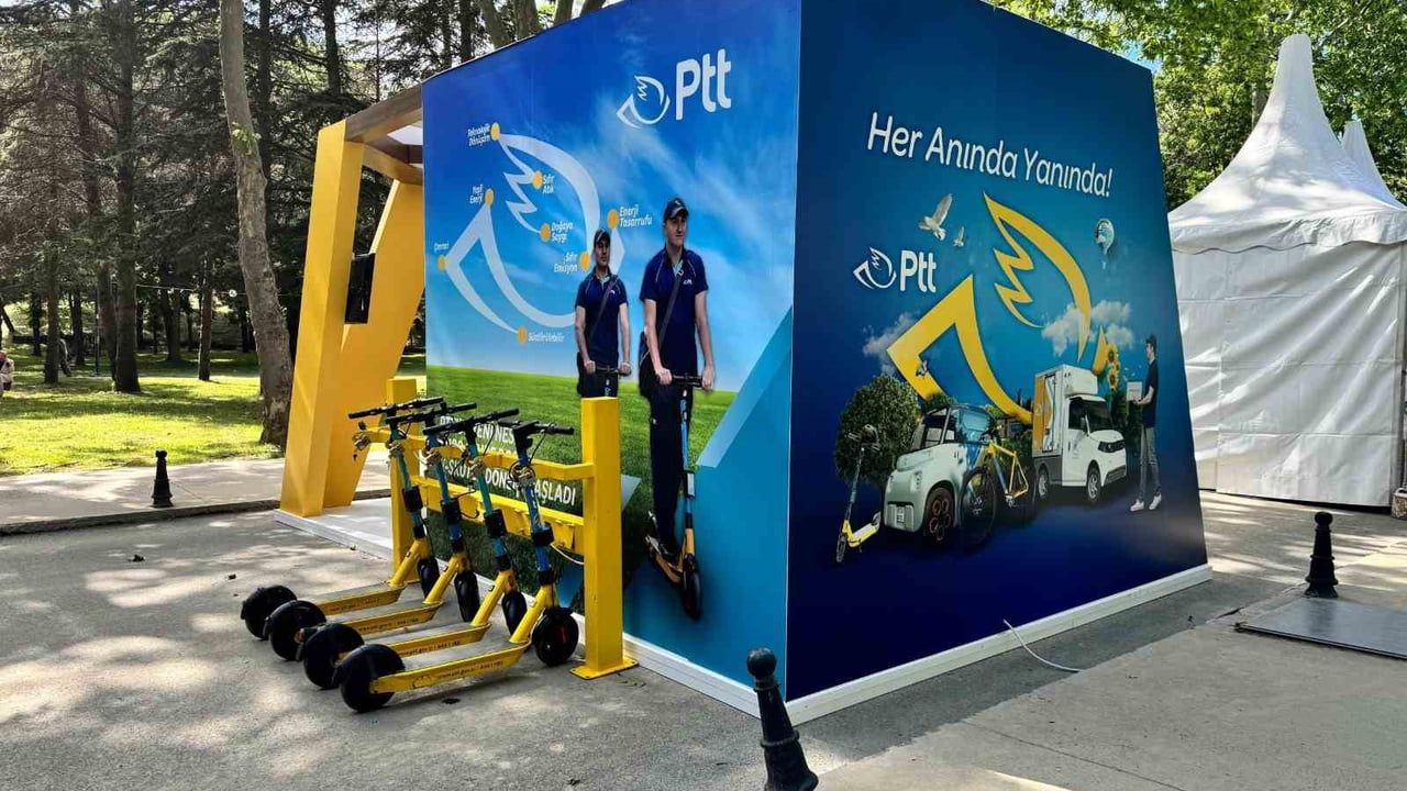 PTT'nin e-skuterleri 10,4 milyon kilometre yol yaptı