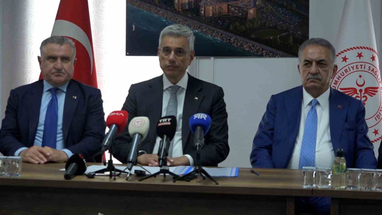 Rize şehir hastanesi 2027 hedefiyle yüzde 70'ini geride bıraktı