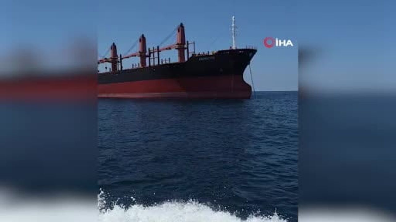 Rusya karasularında dron saldırısına uğrayan gemiyle ilgili soruşturma başlatıldı, gemi İstanbul açıklarına demirledi
