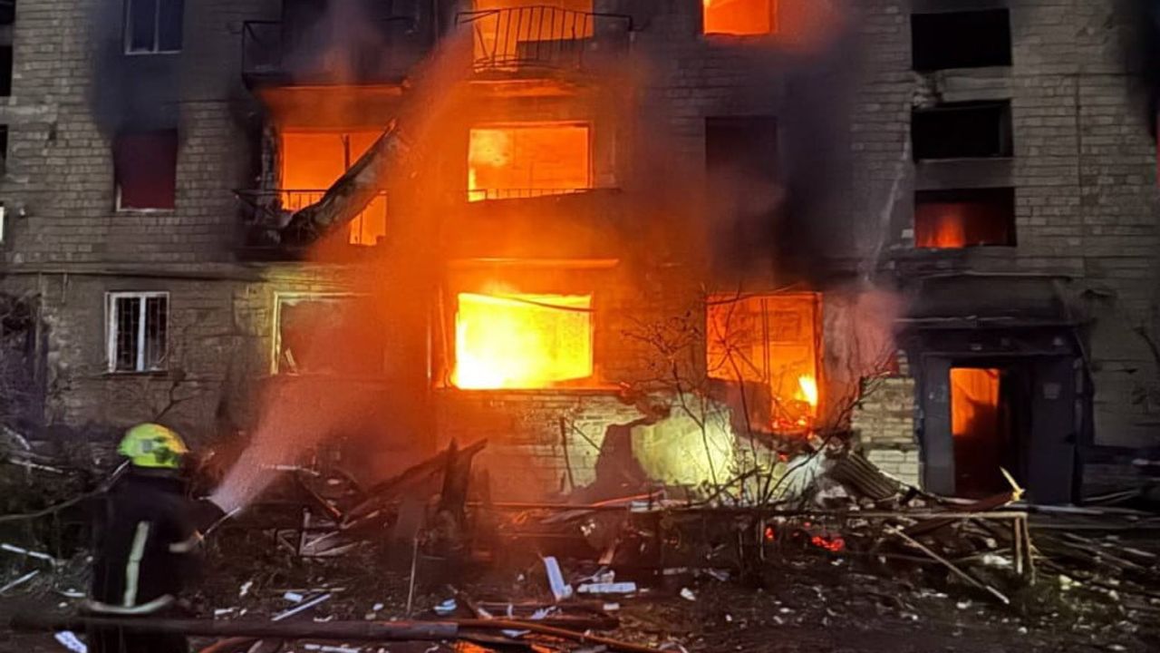 Rusya Kiev'i vurdu: 10 ölü, 56 yaralı