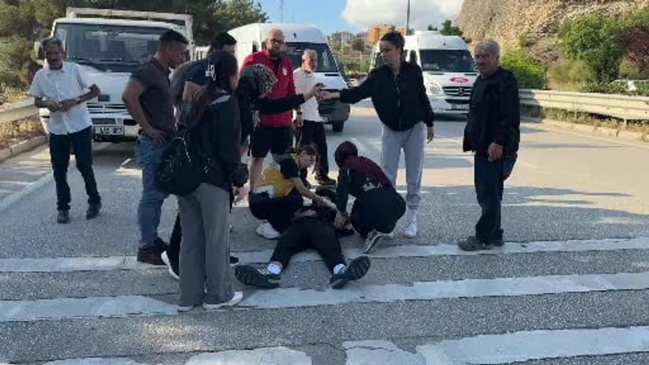 Safranbolu'da kireçkuyu mevkiinde motosiklet devrildi, sürücü hastaneye kaldırıldı
