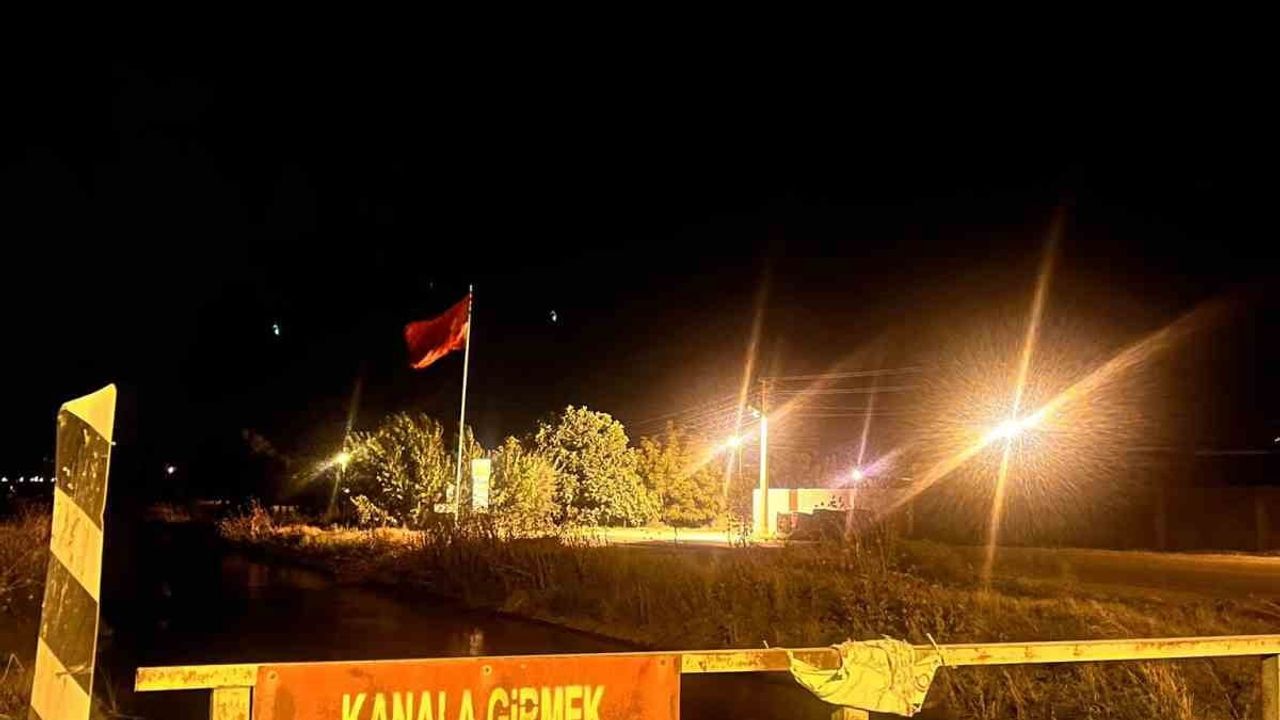 Salihli'de kanala düşen motosiklet sürücüsü yaşamını yitirdi