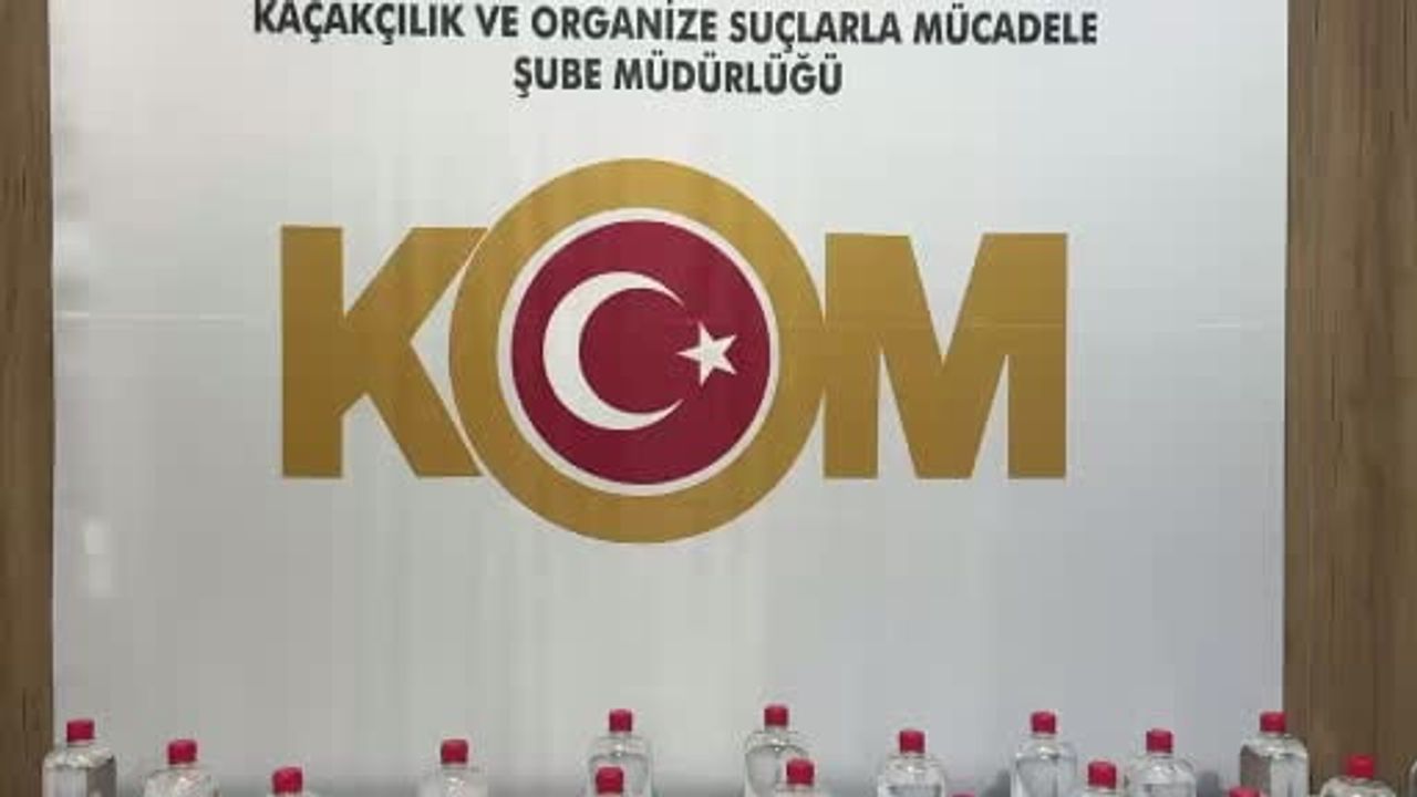Samsun’da 900 litre kaçak etil alkol ele geçirildi