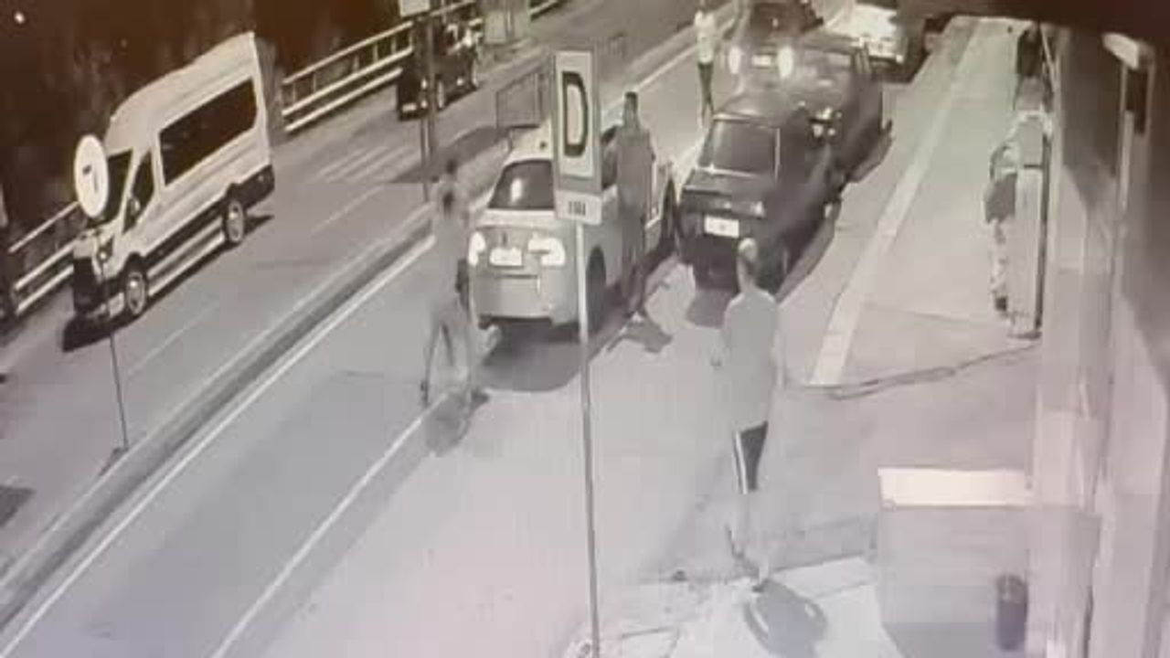 Samsun'da pompalı tüfekli saldırının güvenlik kamerası görüntüleri dosyaya girdi