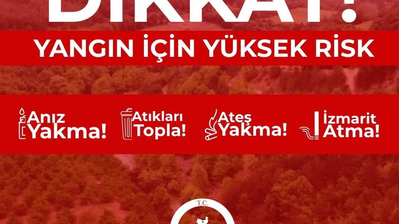 Samsun Valiliği uyarısı: orman yangınlarına karşı alınacak önlemler