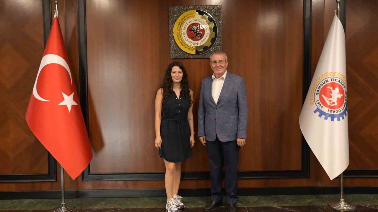 Samsunlu mühendis Aybüke Eldemir'e Murzioğlu'ndan tebrik