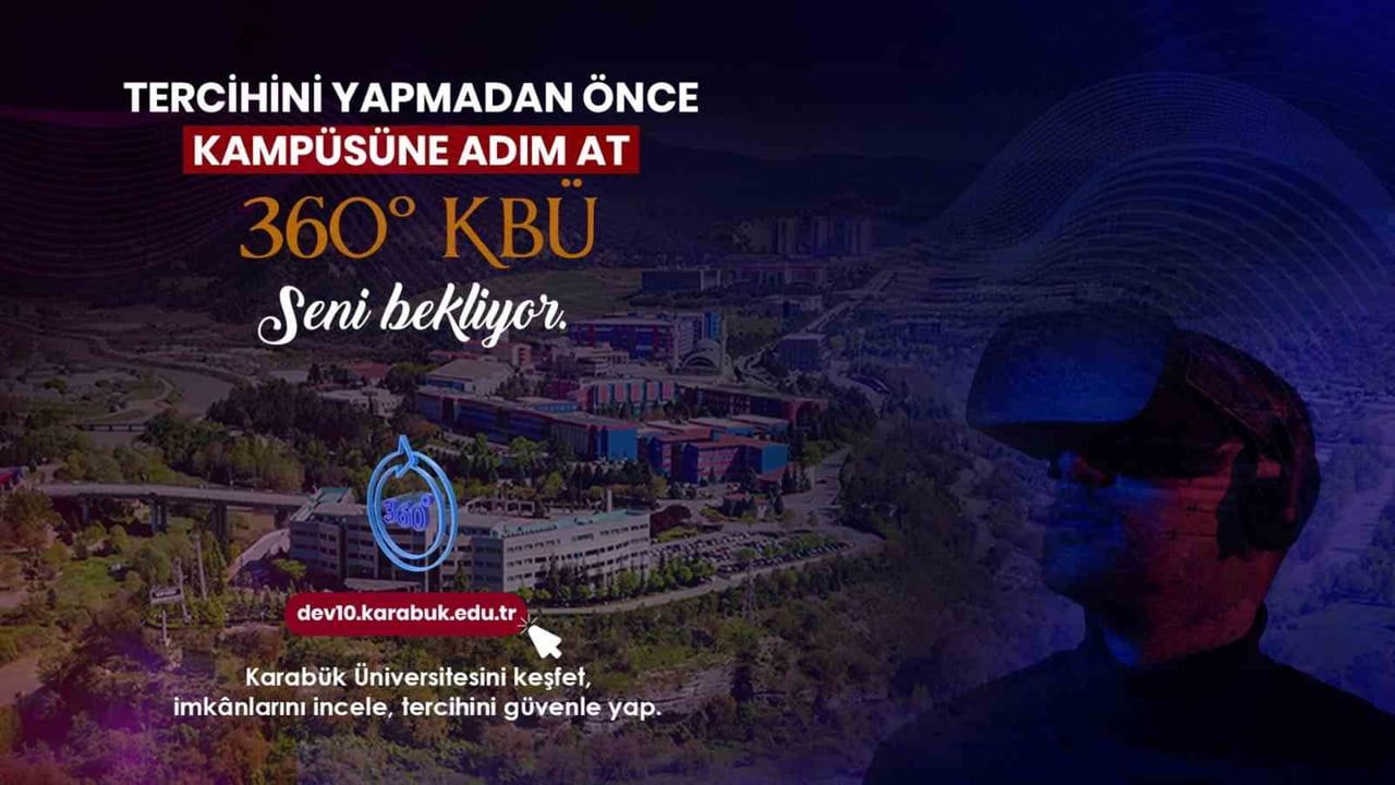 Sanal kampüsle adaylar Karabük Üniversitesi'ni evlerinden keşfedecek