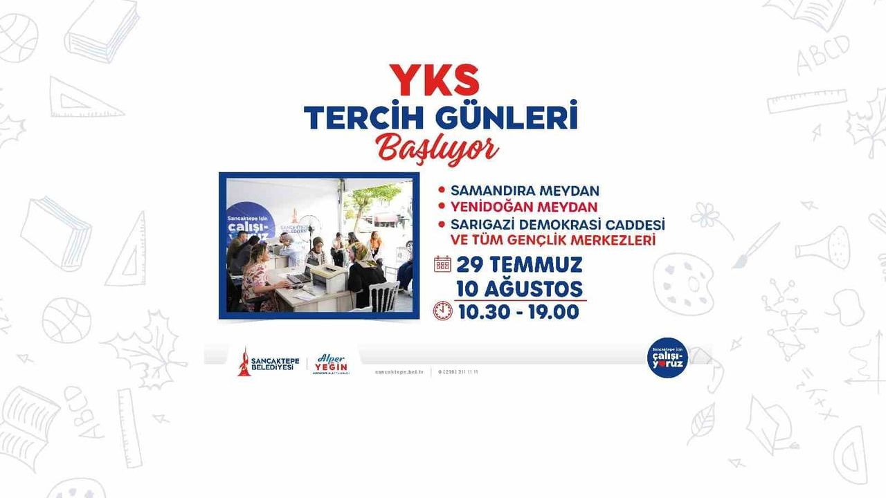 Sancaktepe'de tercih çadırı: üniversite adaylarına ücretsiz rehberlik