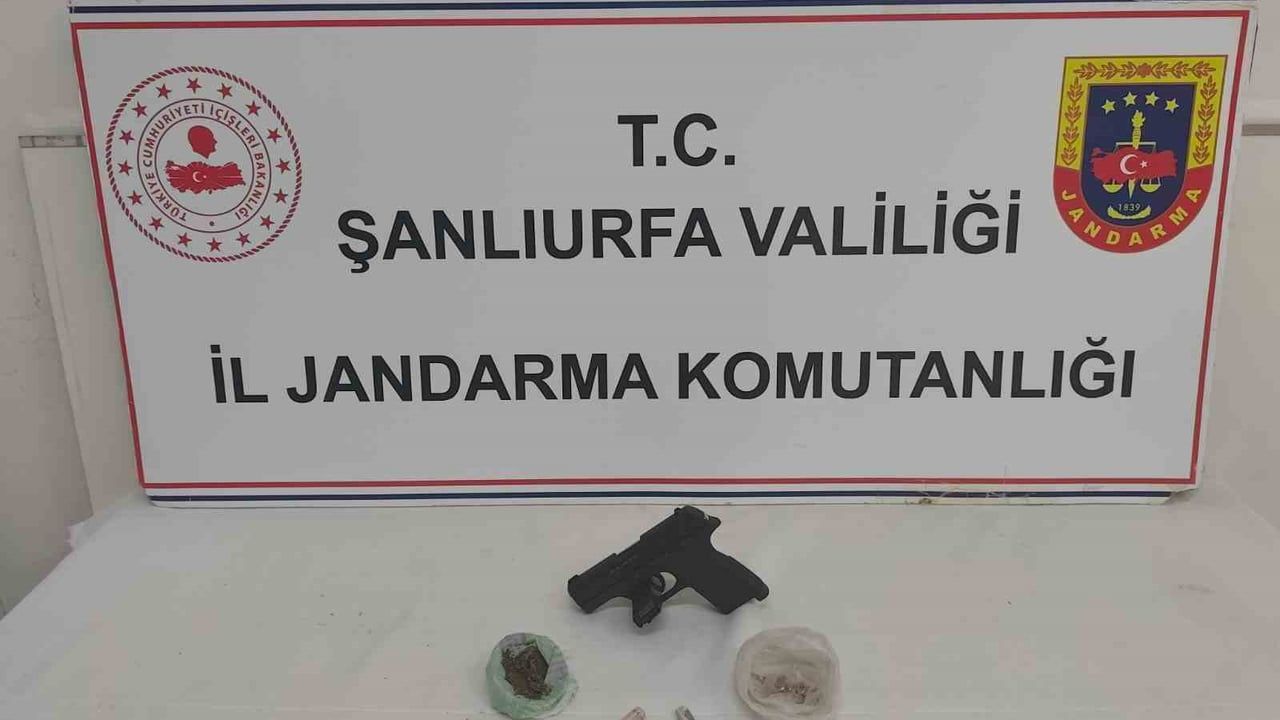 Şanlıurfa'da uygulamada uyuşturucu, silah ve kaçak sigara ele geçirildi
