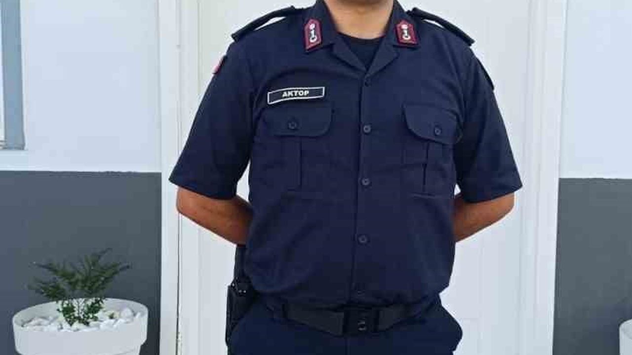 Sarılar jandarma’da nöbet değişimi gerçekleşti