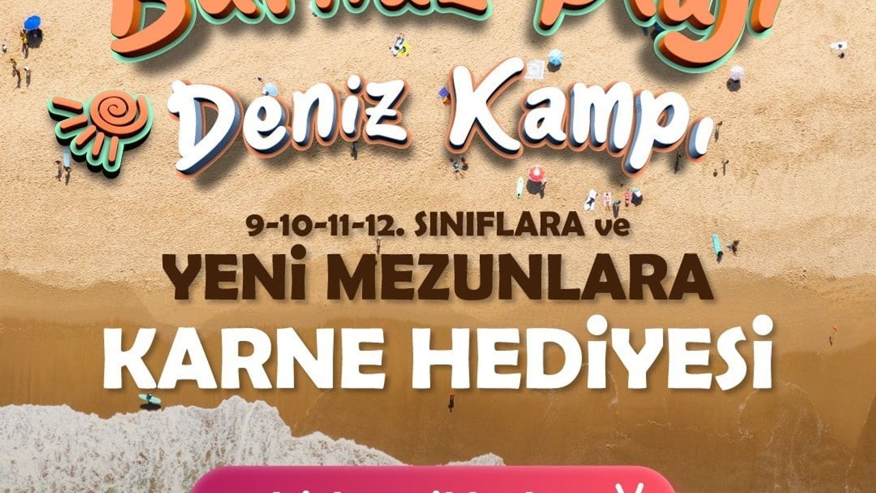Şehitkamil'den lise öğrencilerine günübirlik Erzin Burnaz Plajı deniz kampı