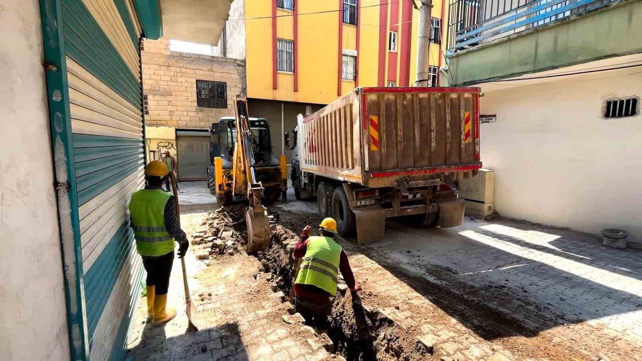 Selçuklu mahallesi’nde doğalgaz çalışmaları başladı