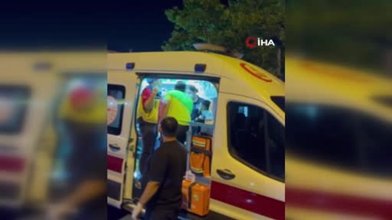 Semt pazarı yolunda kaza: iki kardeş yaralandı
