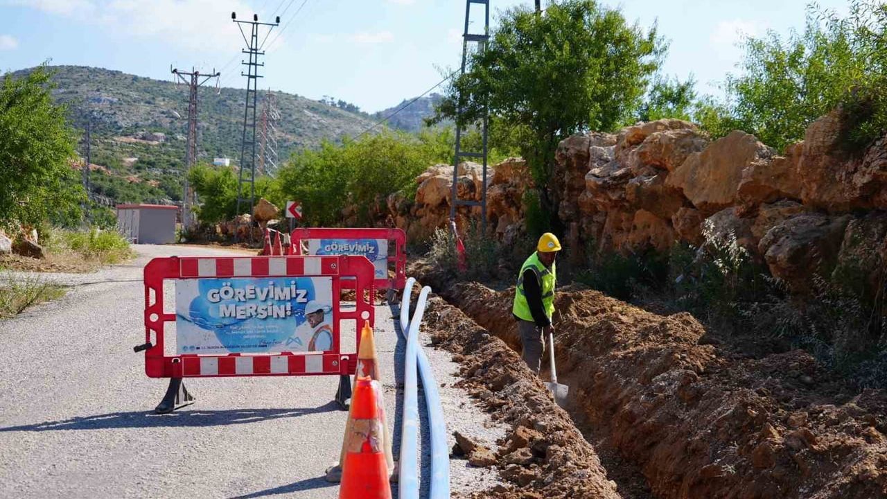 Silifke'de 30 yıllık su deposu yenilendi, 2 bin 100 metrelik hat tamamlandı
